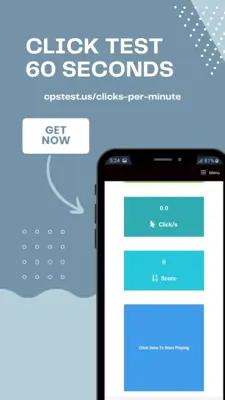 Clicks Per Minute android App screenshot 2